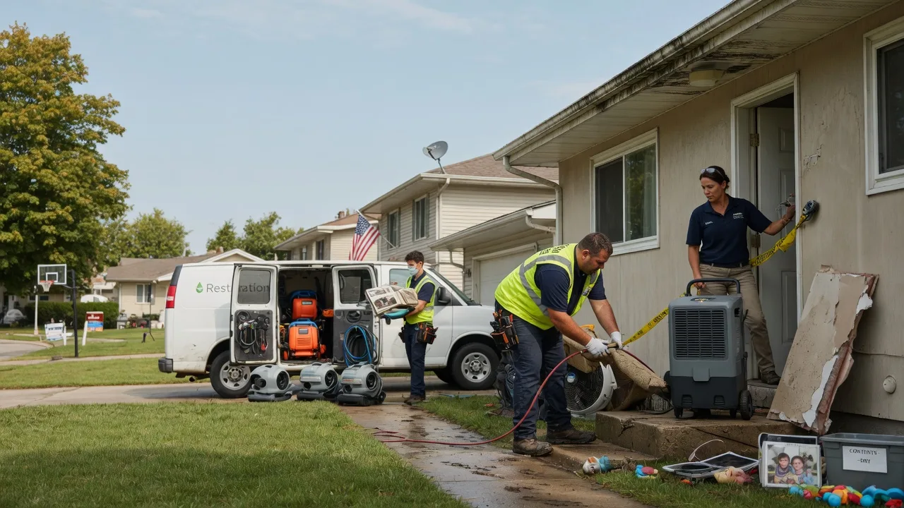 Water Damage Restoration in Andalusia, IL near me